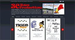 Desktop Screenshot of 3craceproductions.com